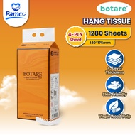 Botare Hang Tissue 1280 4-Ply Sheets Deluxe Comfort Tissue