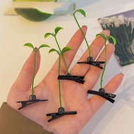 Wetall Cute Artificial Bean Sprout Hair Clip