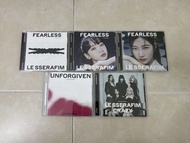 lesserafim 日專 淨專 初回 限定盤 通常盤 單封 pureflow fearless antifragile unforgiven easy crazy hot spagetti chae