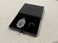 瑪莎拉蒂Maserati原廠精品鑰匙圈 全新僅拍照