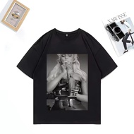 Rapper Beyoncé Men's 100%Cotton shirt Y2k COWBOY CARTER TOUR Graphic O-neck  Hip Hop fashion High Qu