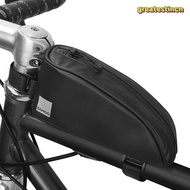 GREAT Bike Top Tube Bag, 600D Polyester Waterproof Bike Frame Bag, Portable 0.3L 0.6L Triangle Refle