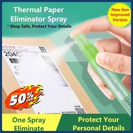 (SG 24H) Identity Protection Privacy Spray Thermal Paper Eliminator Security Seal Guard For Parcel A