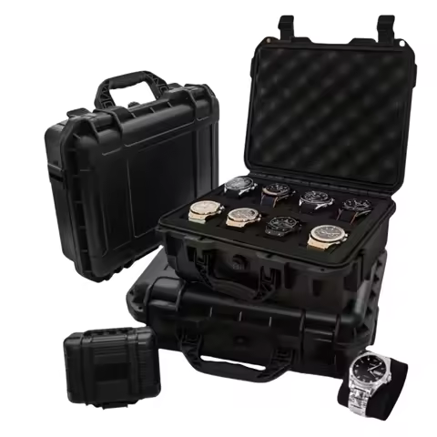8/15 Slot Collection Watch Antique Protective Safety Box Thickened W/ Sponge Waterproof Moisture-pro