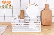 Japanese Style Rack Dish Drainer Multipurpose Drain Water Sink Rack Dish Rack Storage Minimalist Double Layer Dish