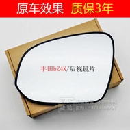 กระจกมองหลัง Toyota BZ4 bZ4X กระจกมองหลังสะท้อนแสงแบบปรับอุณหภูมิซ้ายและขวา เลนส์กระจกมองหลังสำหรับร