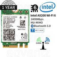 Intel Wifi 6 AX200NGW 802.11ax Bluetooth 5.0 Wifi Card M.2 AX200