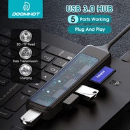 DoomHot USB Hub Hub USB 3.0 4 Cổng Bộ Chuyển Đổi Cáp Cổng USB 5Gbps Siêu Tốc Phụ Kiện Máy Tính PC Ng