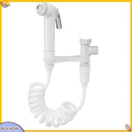 {uStuttg}  Seat Toilet Flushing Sanitary Device Bidet Spray Head Sprayer Hose Cleaning Kit