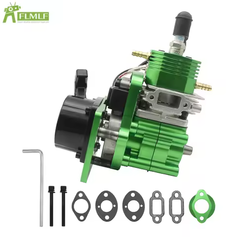 CNC Metal 2-Stroke 4 Bolt 32CC Engine Fit for Zenoah CY RCMK Marine Gas Engine G320 PUM Rc Boat Toys