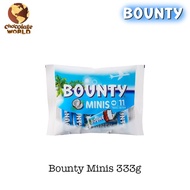 Bounty Minis Coconut Chocolate Travel Edition 11pcs 333g (Made in EU)(BB:APR 2026)