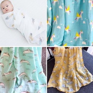 Muslin Blanket Baby Swaddle Baby Receiving Blanket New Born Wrap Cotton Gauze Blanket Lampin Cloth
