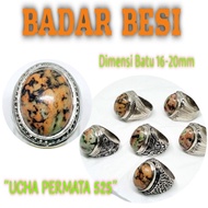 Camouflage iron badar ring / iron badar agate ring with magnet attached