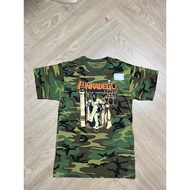 (Size M) Chest 18 Length 27.5 Authentic US Army Navy Air Force USMC Camouflage T-Shirt Military Prin
