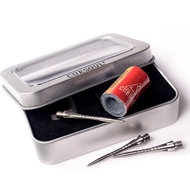 CUESOUL Titanium Grooved Conversion Dart Tip Point for Steel Tip Darts With Round Dart Point Sharpen