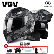 หมวกกันน็อค VGV 3C สำหรับมอเตอร์ไซค์ หน้ากากแบบเปิดได้ สำหรับผู้ชายและผู้หญิง ป้องกันฤดูหนาว ป้องกัน