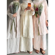 KATUN CALIE SET KURUNG by Yellowfacy | (854) (855) Women's Muslin Cotton Tunic Skirt Set with Floral