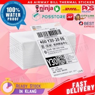 A6 Thermal Sticker [2000pcs] AWB Airwaybill Thermal Paper 🔥Ready Stock🔥In Klang🔥 Consignment Notes Sticker Label Courier