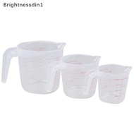 [Brightnessdin] High quality plastic measuring jug large capacity scale cup 250/500/1000ml  Bq