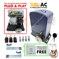 AGL AC ( FULL SET WITHOUT GEAR RACK)  ONE SPEED SLIDING MOTOR HEAVY DUTY AUTO GATE SYSTEM 15OOKG