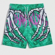 EE American-style casual shorts for men, fitness shorts for muscular men, basketball sports quarter-
