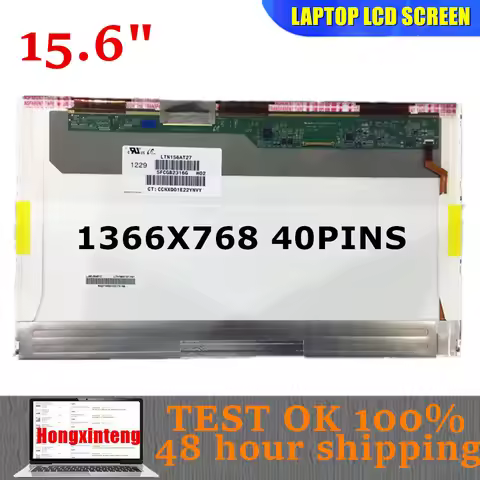 Original 15.6INCH NORMAL LED 1366X768 40PINS LTN156AT02 LTN156AT24 N156BGE-L0B LP156WH2 TLA1 B156XW0