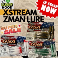 Xstream 5PCS 8.5CM/4.8G Zman Clone TPR Soft Plastic Floating Lure Bait Haruan Toman Umpan Casting