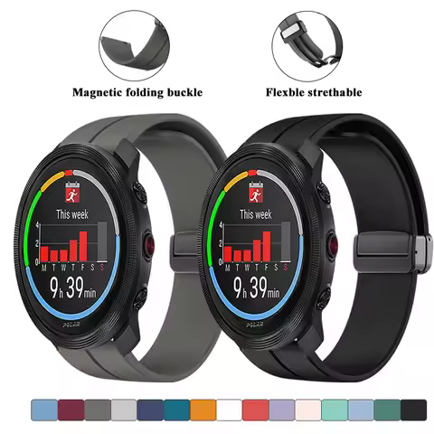 22mm Magentic Clasp Strap for Polar Vantage M 3 2 Coloful Band Compatible with Polar Grit X 2 Pro Ti
