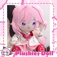 New Game Honkai Impact 3 Elysia Hi Love ELF Plush Doll Stuffed Sitting Toy Plushie Dress Up Clothing