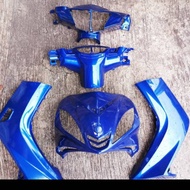 Cover Batok Kepala Plus Dasi Dan Sayap Jupiter Mx Lama Biru Tua