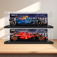[Hand-Made Anti-dust Box] Acrylic Display Box Suitable for Lego 42206 42207 F1 Racing Car Building B