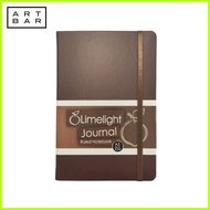 ➺ ❦ ➻ Limelight Notebook Padded GT Ruled Brown Hardbound - Art Bar