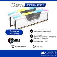Corsair Vengeance RGB DDR5 7200Mhz/6200Mhz/6000Mh/5600/5200Mhz DIMM Desktop PC Dual Kit RAM Memory (