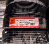 สายอลูมิเนียม สายมิเตอร์ เบอร์25 100เมตร สายไฟอลูมิเนียม ยี่ห้อ ไทยยูเนี่ยน สายไฟมิเนียม ต่อเข้ามิเต