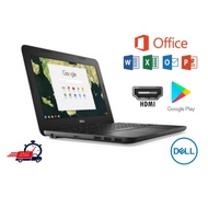 Dell Chromebook 3180 Dell 11,Play store, Ram-4gb Ssd-16gb
