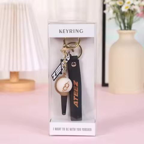 Aniteez Keychain Kpop Idol Ateez Mingi Seonghwa San Yunho Hongjoong Jongho Wooyoung Yeosang Key Ring