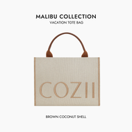 COZII - Malibu Vacation Tote Bag (3 สี) กระเป๋าผ้าแคนวาส พร้อมสายสะพายข้าง