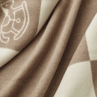 Pony Wool Blanket baby Pink Blue Pony Pattern Wool Blanket baby Blanket Decorative Blanket H Knitted