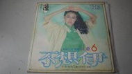  江蕙 不想伊 江蕙洪榮宏對唱 黑膠唱片 (非復刻版)  0329