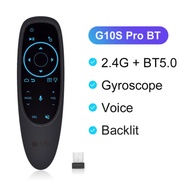 เครื่องมือวัดการหมุนวน G10 2.4G Air Fly Mouse ไร้สายควบคุมด้วยรีโมทอัจฉริยะเสียง G10s ไร้สายรองรับกล่องสำหรับแอนดอยด์ทีวี