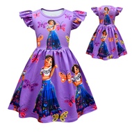 2022 New Charm Encanto Children's Princess Dress Mirabel Dress