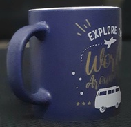 Ly sứ tráng men EXPLORE THE WORLD AROUND YOU họa tiết siêu đáng yêu và ý nghĩa