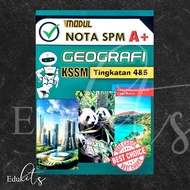 [EDUKITS] MODUL NOTA SPM A+ GEOGRAFI KSSM TG.4 & 5 (COLORFUL PAGES)