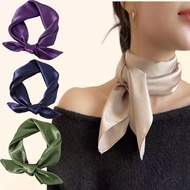 Square silk scarf for women 70 70x70cm turban bandana, beautiful, high-quality head covering to make