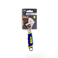 Steve & Leif Adjustable Wrench With Grip CR-V Steel (6 Inch/8 Inch/10 Inch)