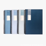 [CHL] B5 A5 Coil Notebook Notepad Horizontal Format Simple Portable Learning Office 360 Degree Page 