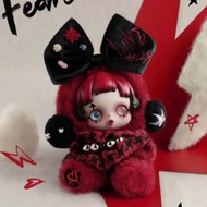 SKULLPANDA 丨 6kHZ Cute Doll European Limited Edition Figure Bag Pendant Plush Doll Keychain Trendy T