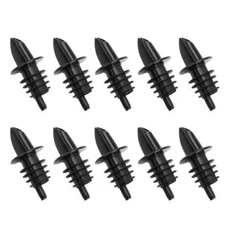 Environmentally Friendly Rubber Wine Bottle Stopper Random Color No Leakage Wine Dispenser Threaded