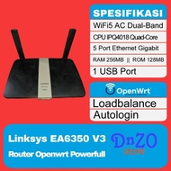 CISCO ZTE Linksys EA6350 V3 Openwrt Dual-band loadbalance autologin Wifi5 AC wms wifi.id seamless ro