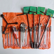 Ring Spanner Set + L-Spanner + 4 T-Spanner + Y-Spanner + Screwdriver